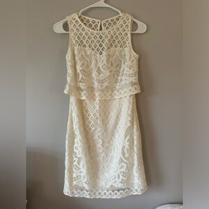 Guess lace white dress